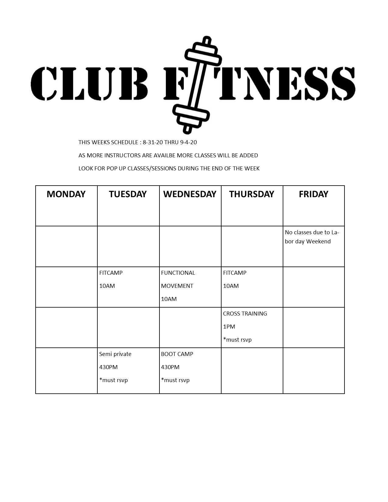 Club Fitness