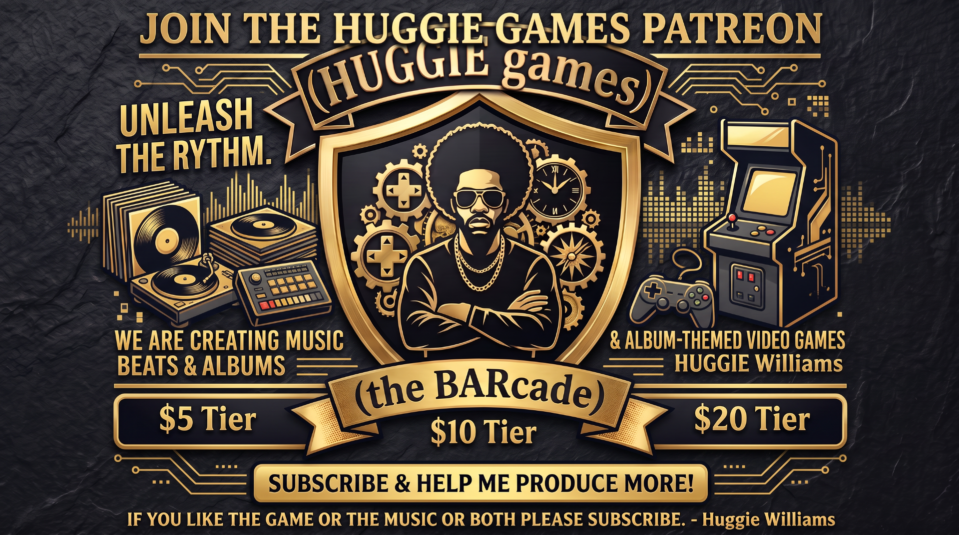 Join HUGGIE Games on Patreon