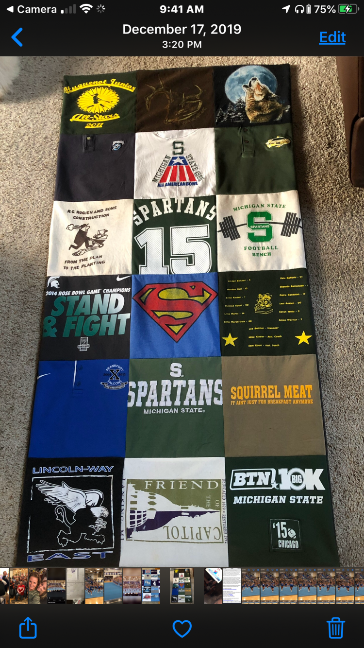 TSHIRT BLANKETS BY LYNN