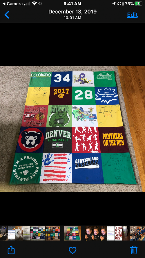 TSHIRT BLANKETS BY LYNN