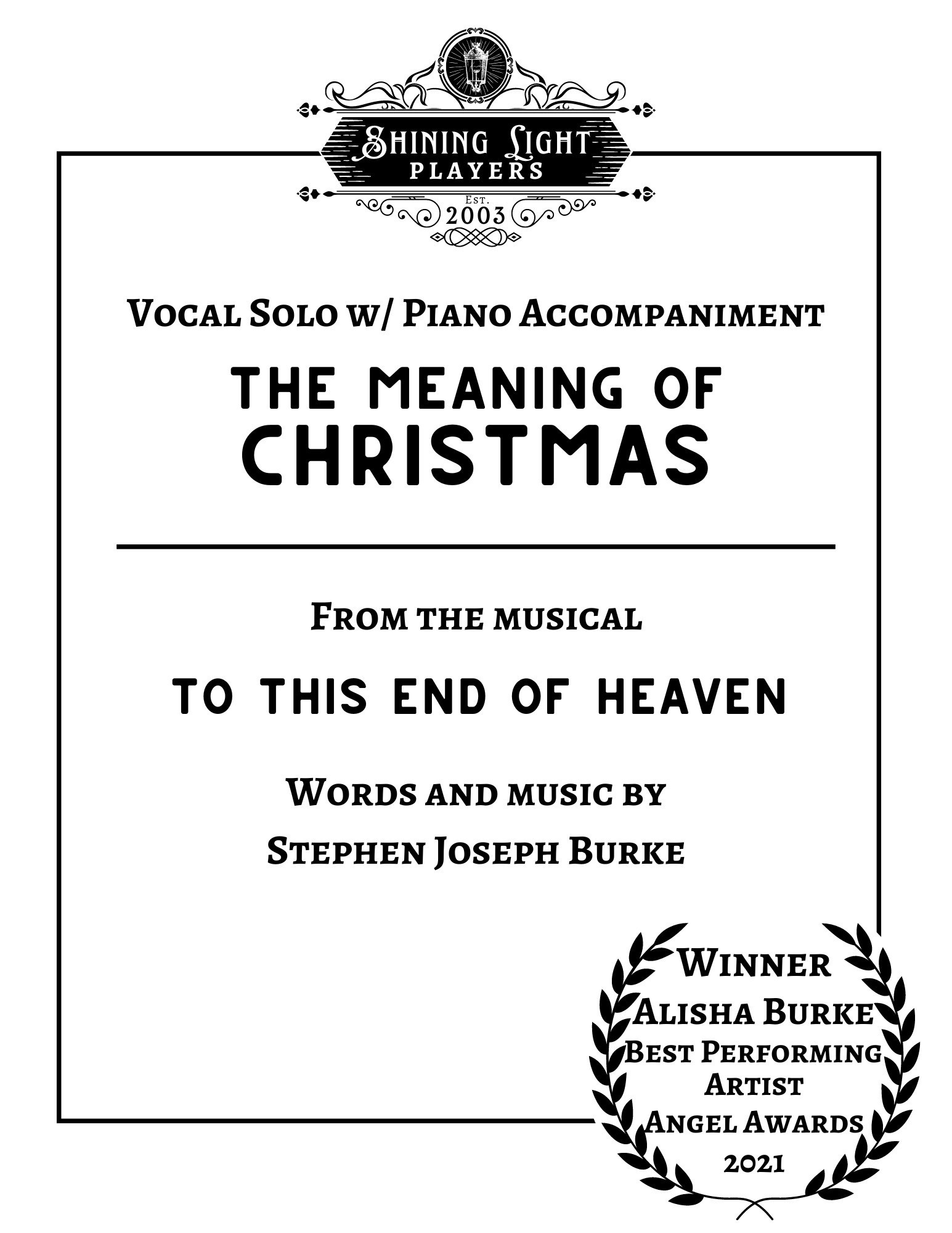 "The Meaning Of Christmas" Sheet music