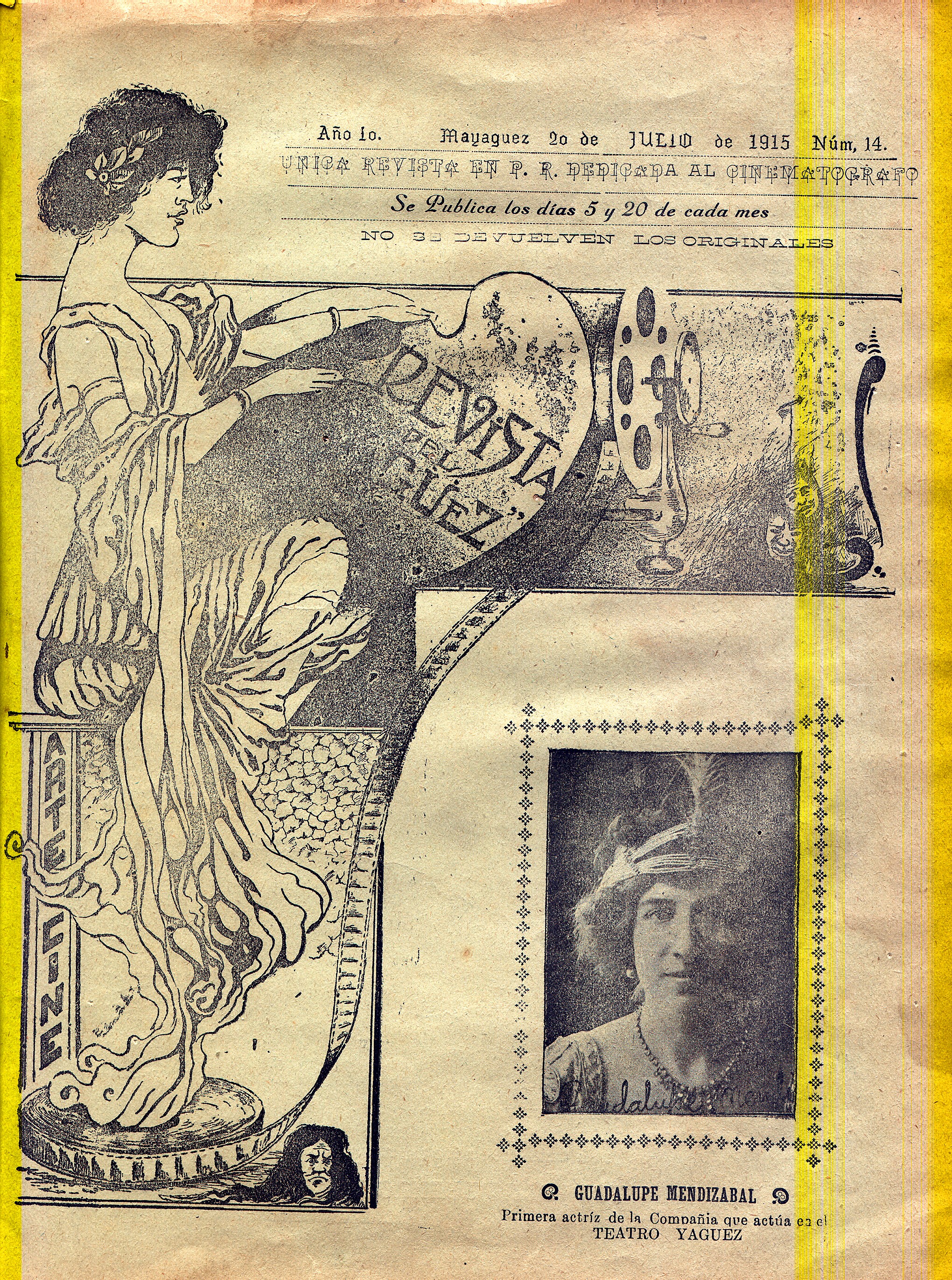 Revista Yaguez - Julio 1915 - Coleccion Maymon