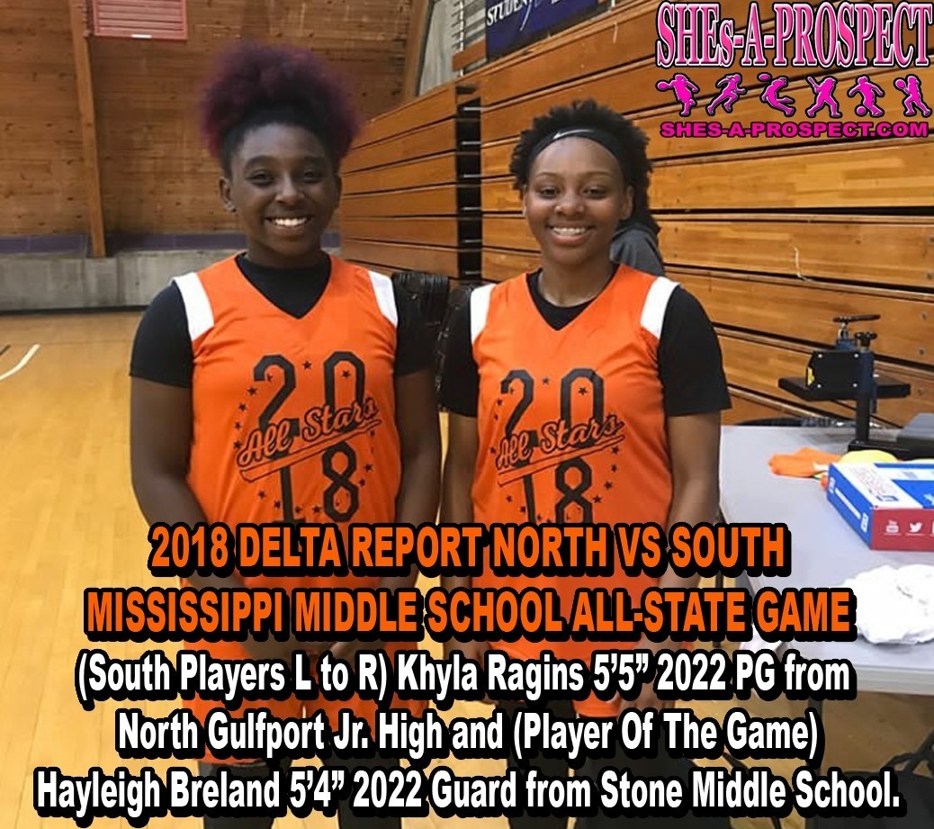 2018 DELTA REPORT ALL STATE GAME KHYLA HAYLEIGH