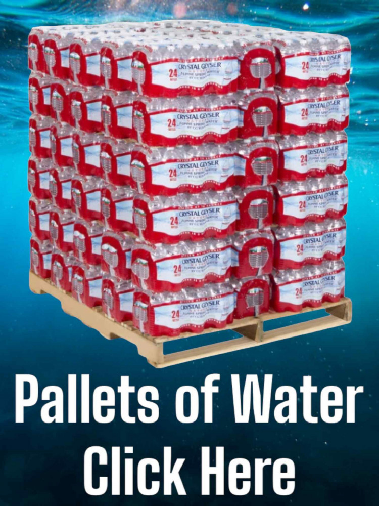 pallet of water 